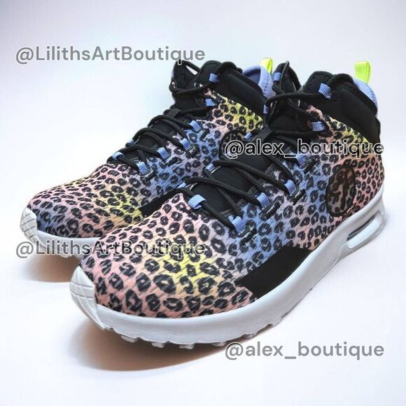 Zumba Air Funk Multicolor Cheetah Mid Top Unisex Sneakers(F004)-Size 9 - Picture 5 of 11